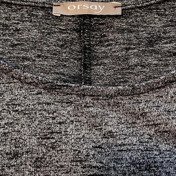 orsay dress open cold shoulder midi dress heater 3/4 sleeves size 38 Europe 6 US - Picture 8 of 14